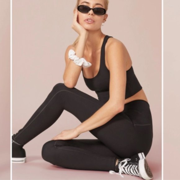 girlfriend collective Pants - Girlfriend Collective Black Compressive Legging XS